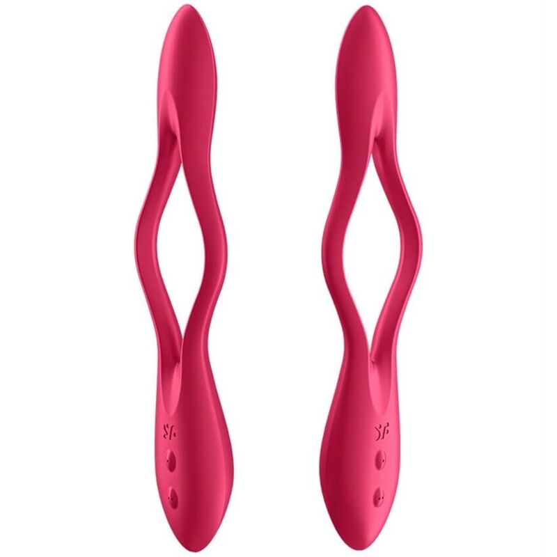 Alternative view of SATISFYER - ELASTIC JOY MULTI VIBRATOR RED