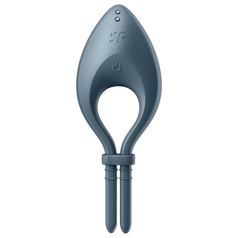 Alternative view of SATISFYER - BULLSEYE RING VIBRATOR APP GREY