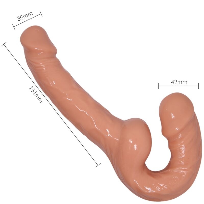 Alternative view of BAILE - ULTRA PASSIONATE DILDO WITH HARNESS WITHOUT SUPPORT