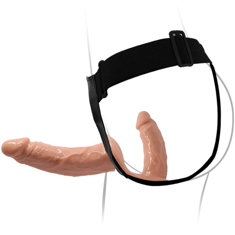 Alternative view of BAILE - ULTRA PASSIONATE DOUBLE DILDOS WITH HARNESS