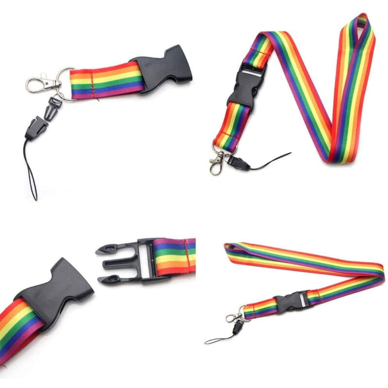 Alternative view of PRIDE - LGBT FLAG LANYARD
