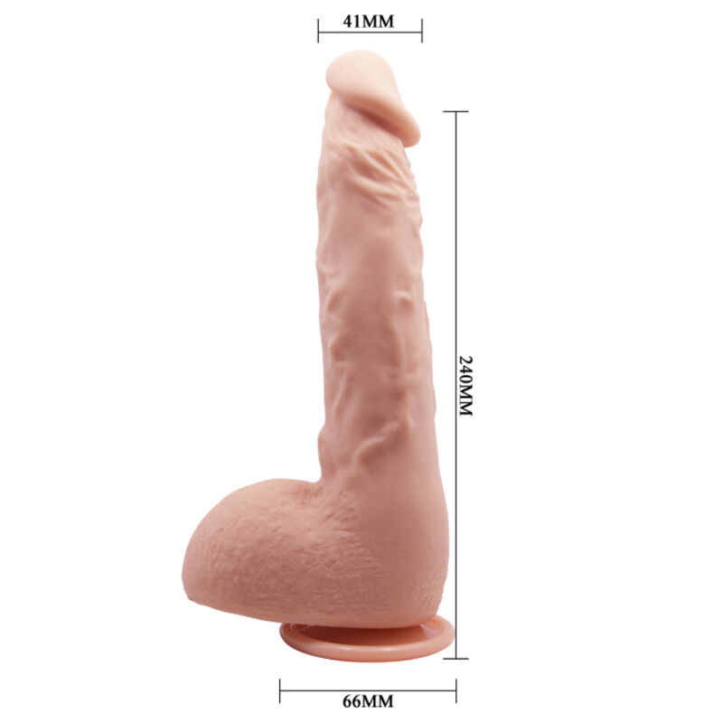 Alternative view of BAILE - REALISTIC DILDO JASON NATURAL 24 CM