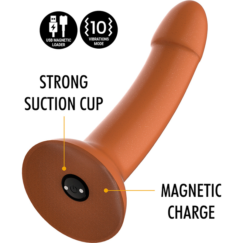 Alternative view of MYTHOLOGY - RUNE ROYAL DILDO M - VIBRATOR WATCHME WIRELESS TECHNOLOGY COMPATIBLE