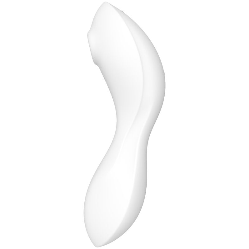 Alternative view of SATISFYER - CURVY TRINITY 5 AIR PULSE STIMULATOR  VIBRATOR APP WHITE