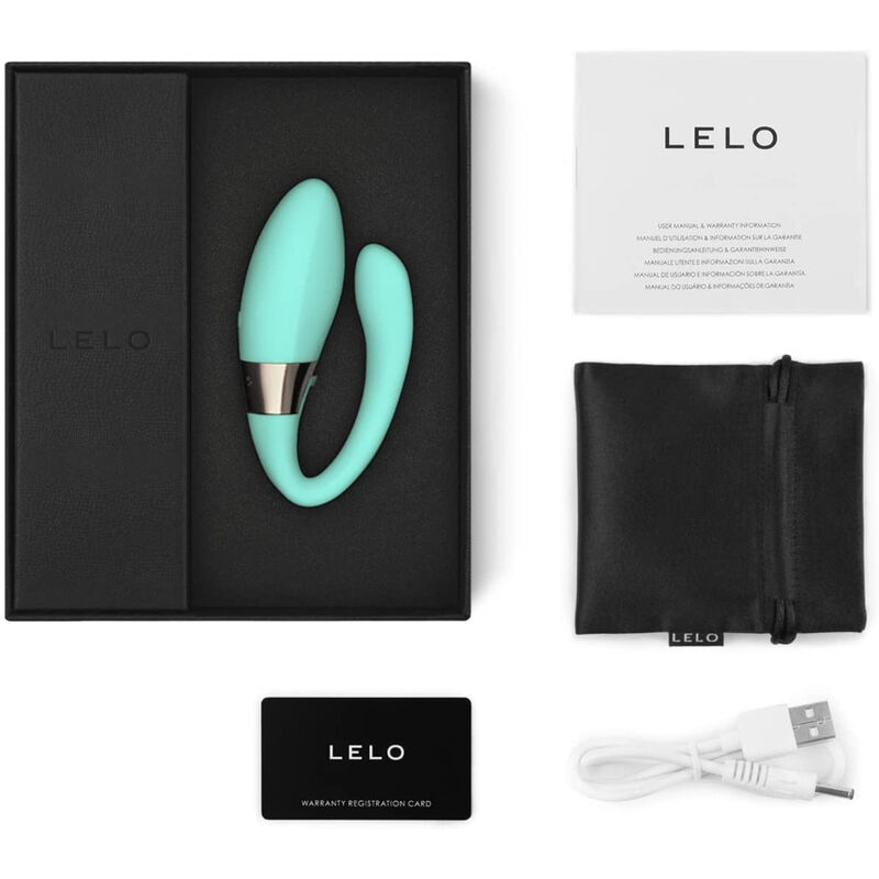 Alternative view of LELO - TIANI HARMONY AQUA GREEN COUPLE MASSAGER