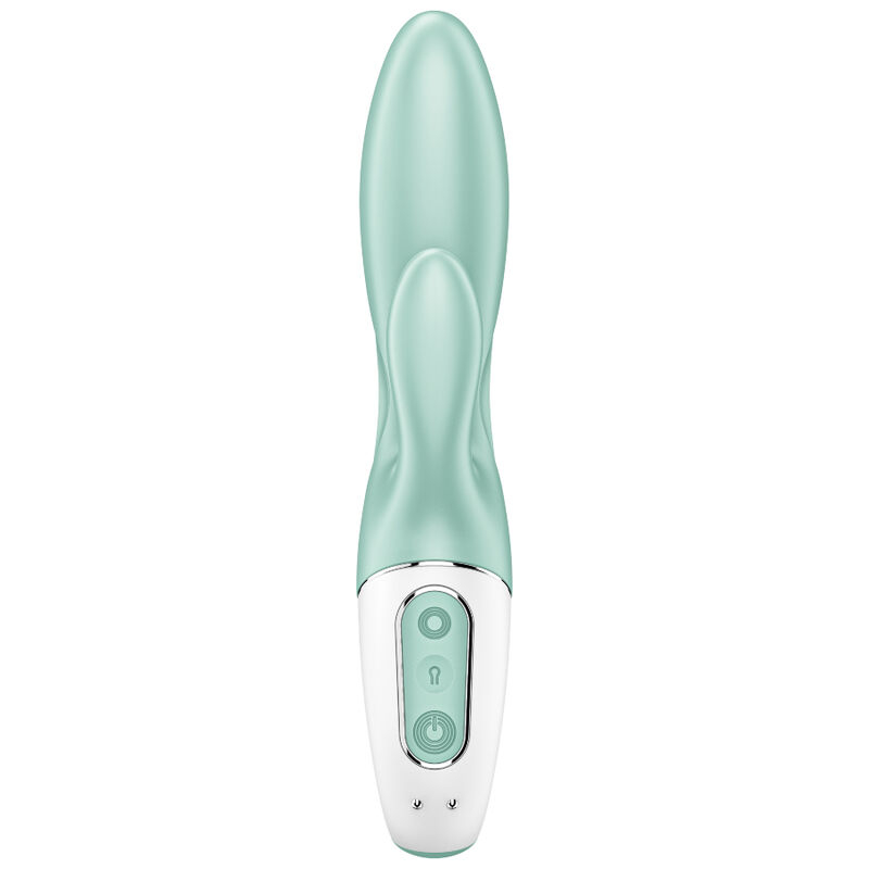 Alternative view of SATISFYER - AIR PUMP BUNNY 5+ INFLATABLE RABBIT VIBRATOR APP GREEN