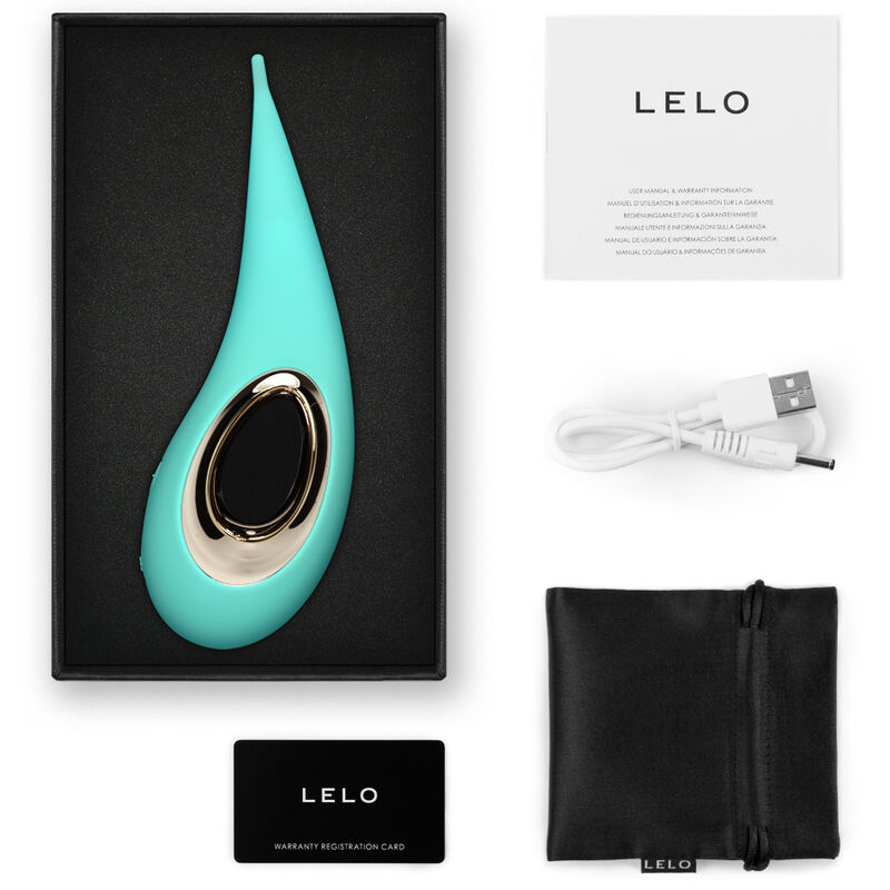 Alternative view of LELO - DOT CLITORIS STIMULATOR - AQUA GREEN