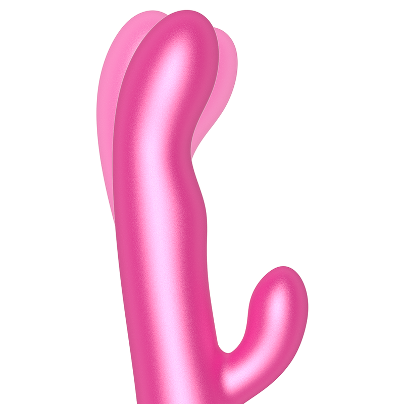 img_130429_7f9b6d37cf0f8cfb6254015113e62c79_1png - Sex Shop | Lodia.gr - 100% Διακριτική Και Παράδοση με courier της επιλογή σας Pink silicone vibrator with a curved shaft and a bulbous tip, shown in a glossy pink finish
