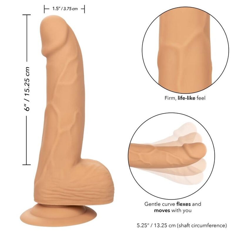 Alternative view of CALEXOTICS - SILICONE STUDS 15.24 CM SKIN