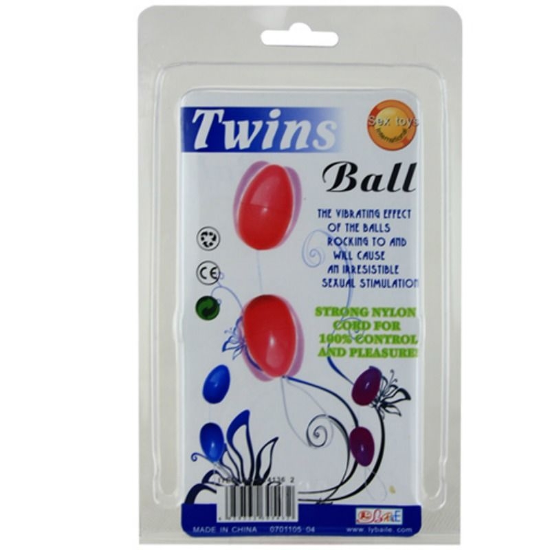 Alternative view of BAILE - TWINS BALLS PINK ANAL BALLS