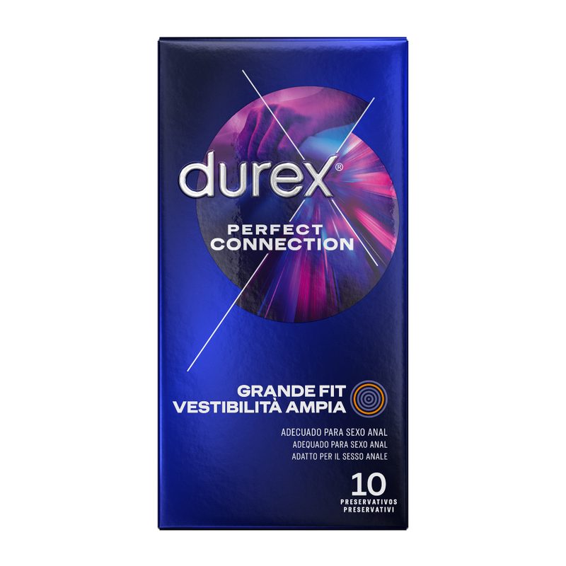 Alternative view of DUREX - PERFECT CONNECTION SILICONE EXTRA LUBRIFICATION 10 UNITS