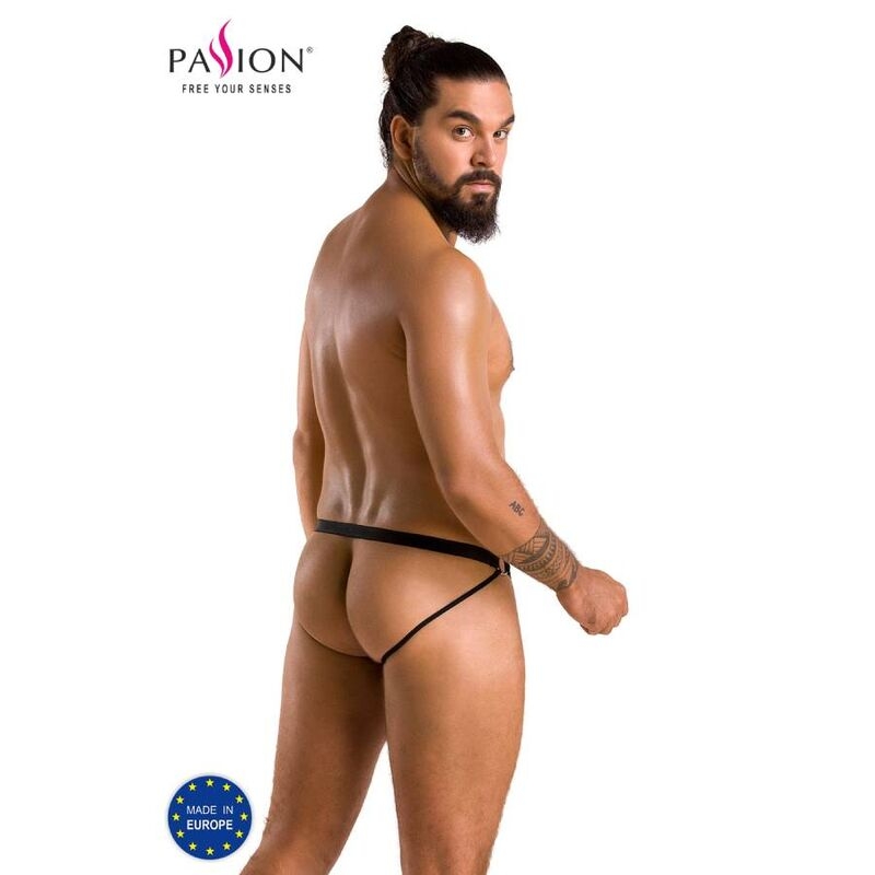 Alternative view of PASSION - 034 SLIP OPEN LUKE BLACK S/M