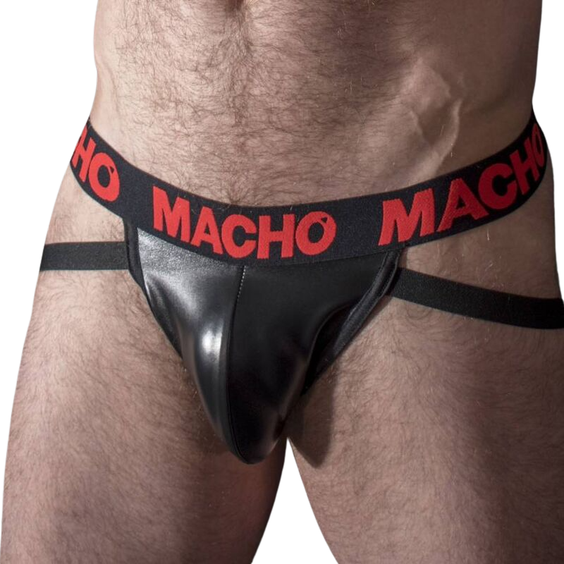 MACHO - MX25RC JOCK RED LEATHER S