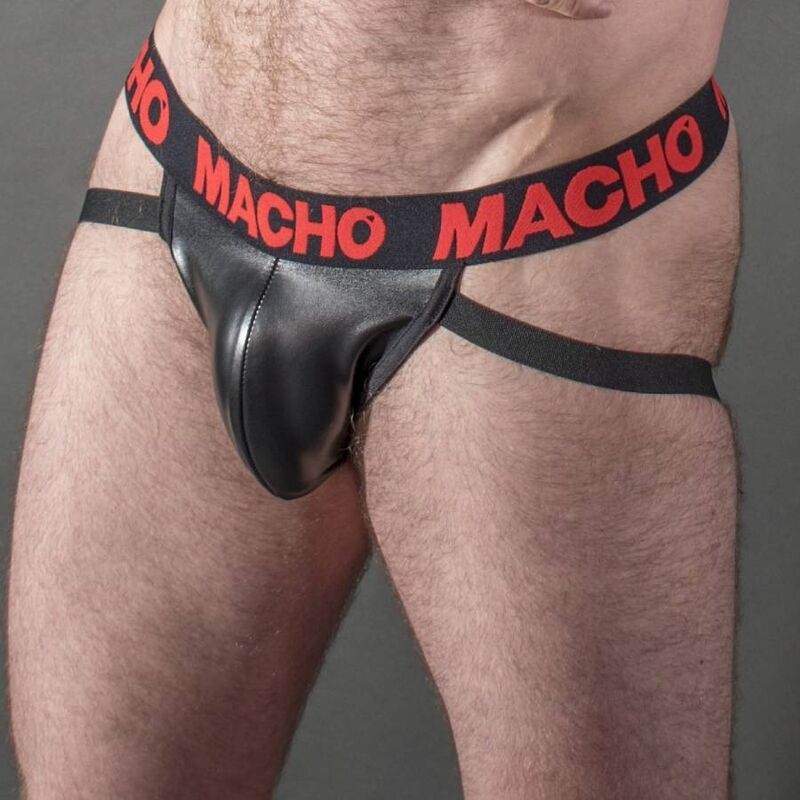 Alternative view of MACHO - MX25RC JOCK RED LEATHER S