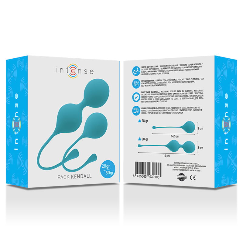 Alternative view of INTENSE - KEGEL BALLS PACK KENDALL BLUE