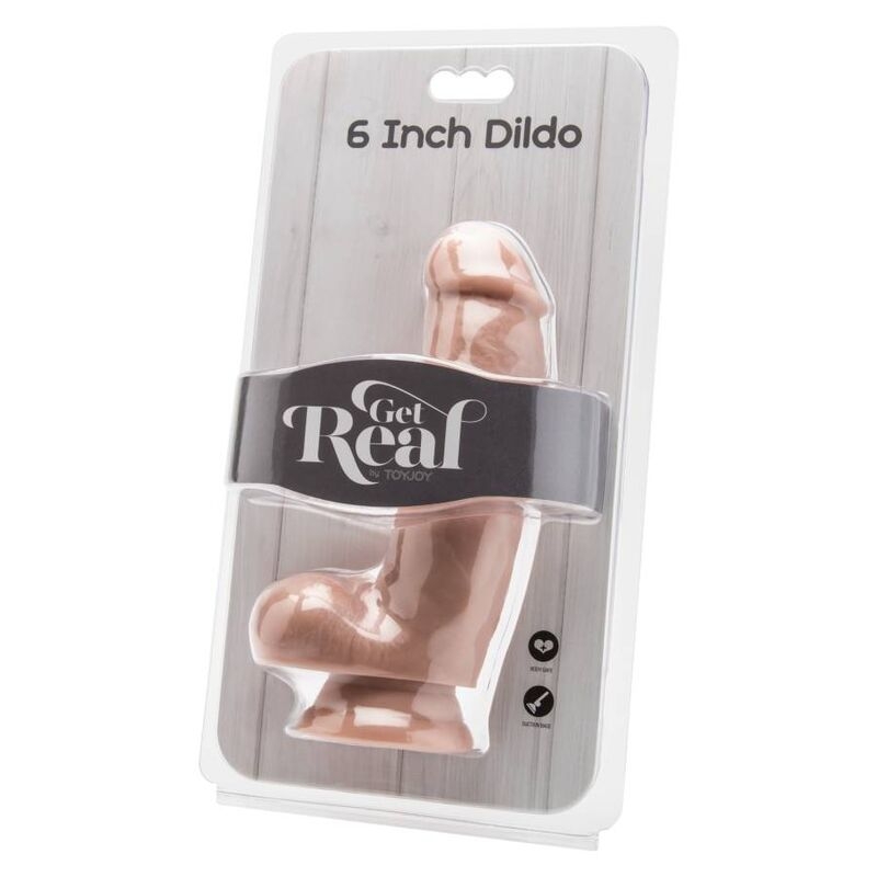 Alternative view of GET REAL - DILDO 12 CM WITH BALLS SKIN