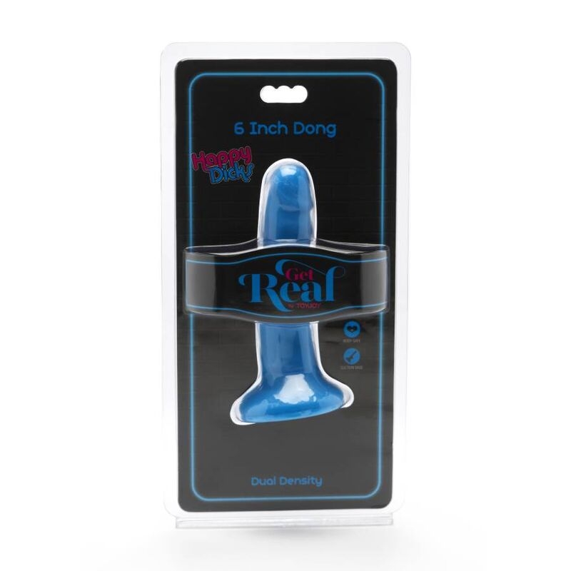 Alternative view of GET REAL - HAPPY DICKS DONG 12 CM BLUE