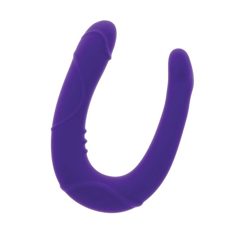 Alternative view of GET REAL - VOGUE MINI DOUBLE DONG PURPLE