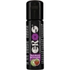 Bottle of EROS flavored lubricant, kiwi-strawberry flavor, black label and cap