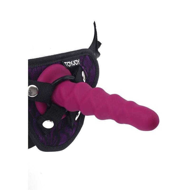 Alternative view of GET REAL - RIBBED DONG 12 CM RED