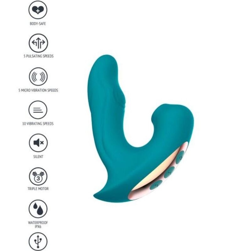 Alternative view of XOCOON - ETERNAL LOVE VIBE STIMULATOR GREEN