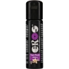 Black SKORE flavored lubricant bottle with purple label reading Vanilla on a compact black container