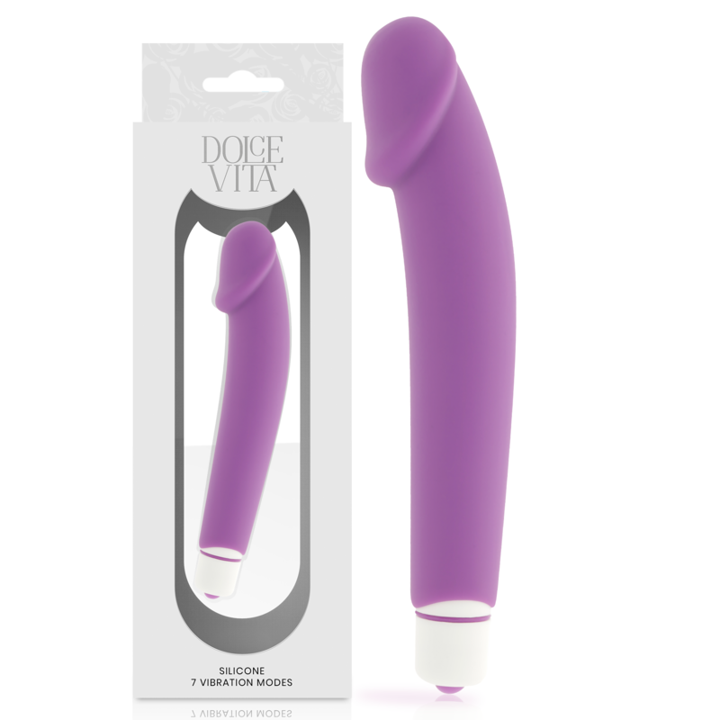 Alternative view of DOLCE VITA - REALISTIC PURPLE SILICONE