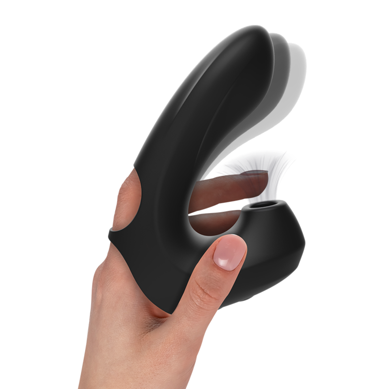 Alternative view of IBIZA - POWERFUL VIBRATING AND CLITORIS SUCTION THIMBLE