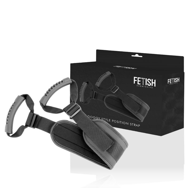 Alternative view of FETISH SUBMISSIVE - DOGGY STYLE HARNESS WITH NOPRENE LINING