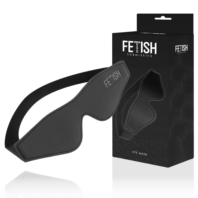 Alternative view of FETISH SUBMISSIVE - VEGAN LEATHER MASK WITH NOPRENE LINING