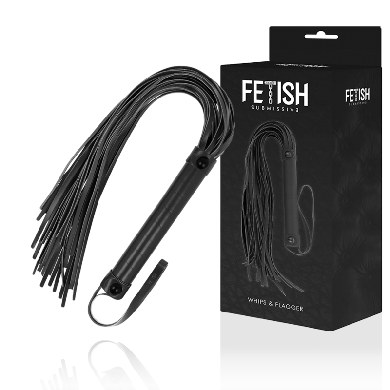 Alternative view of FETISH SUBMISSIVE - VEGAN LEATHER WHIP