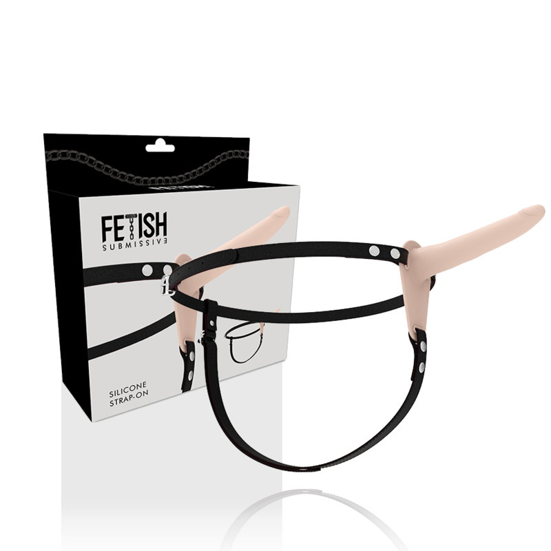 Alternative view of FETISH SUBMISSIVE HARNESS - FLESH SILICONE 15 CM