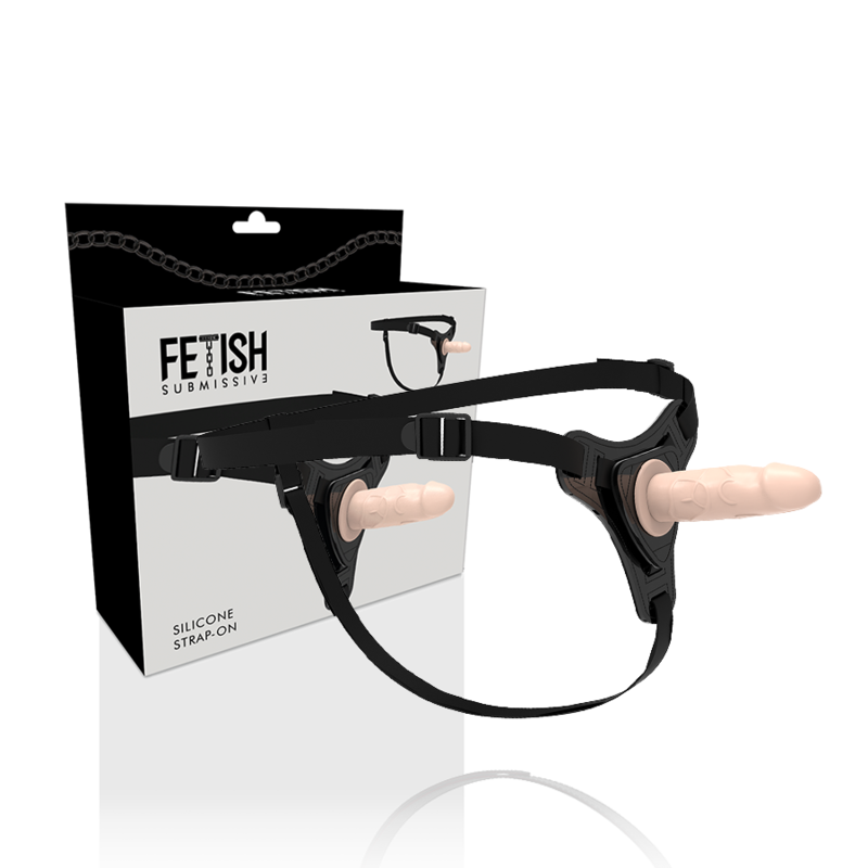 Alternative view of FETISH SUBMISSIVE HARNESS - FLESH REALISTIC SILICONE 12.5 CM
