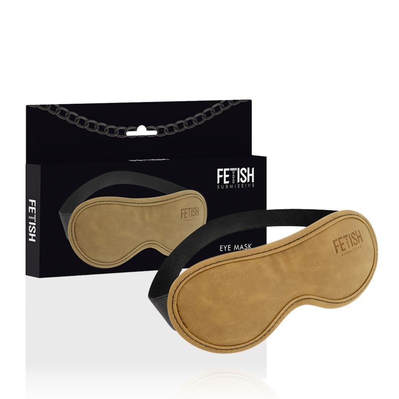 Alternative view of FETISH SUBMISSIVE ORIGEN - VEGAN LEATHER MASK WITH NEOPRENE LINING