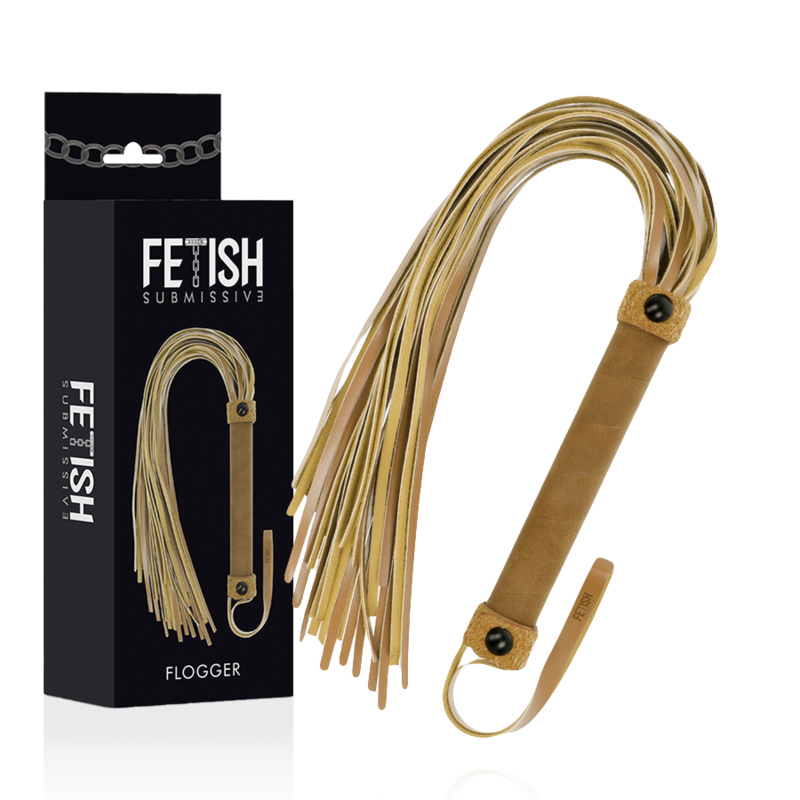 Alternative view of FETISH SUBMISSIVE ORIGEN - VEGAN LEATHER WHIP