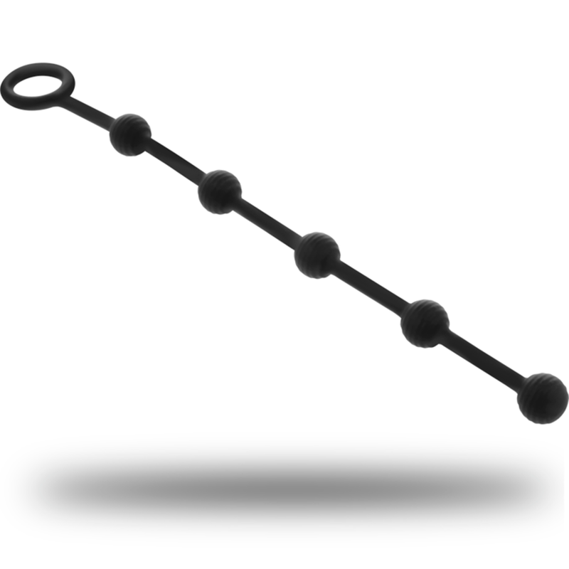 Alternative view of BLACKSILVER - KORG ANAL ROSARY SILICONE INITIATION 21 CM