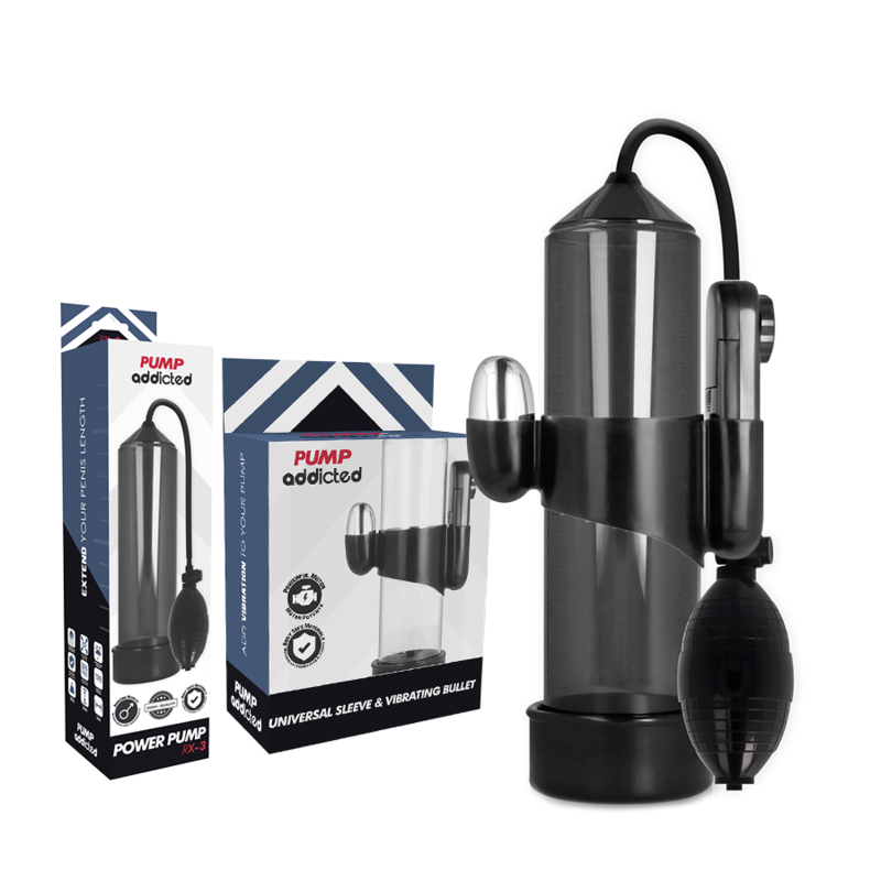 Alternative view of PUMP ADDICTED - RX3 BLACK VIBRATOR