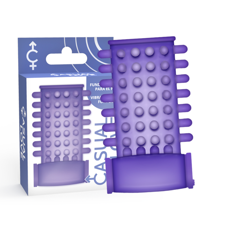 Alternative view of CASUAL LOVE - RING VIBRATING SLEEVE PURPLE