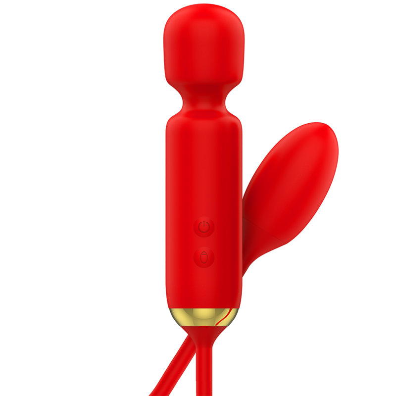 Alternative view of MIA - TOSCANA DOUBLE PLEASURE WAND + VIBRATING EGG