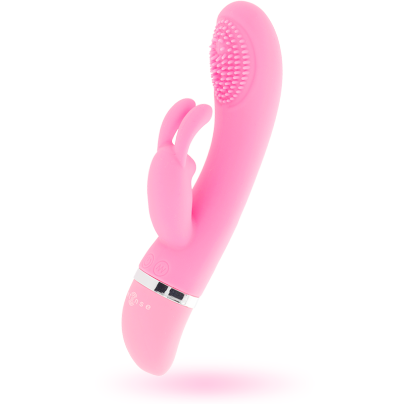 Alternative view of INTENSE - SUSY OSCILLATING VIBRATOR SILICONE RABBIT PINK
