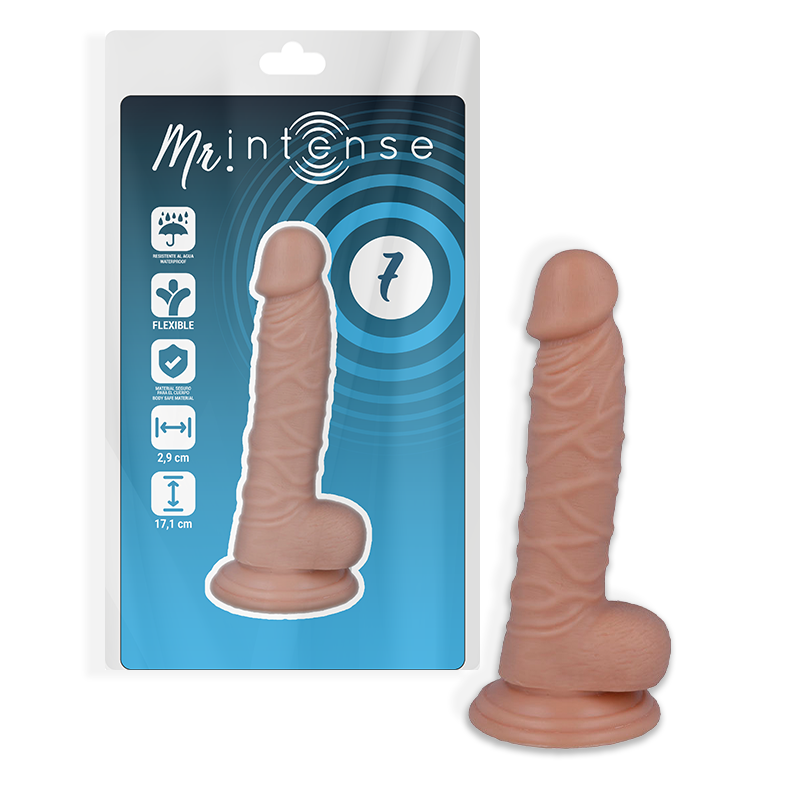 Alternative view of MR INTENSE - 7 REALISTIC COCK 17.1 CM -O- 2.9 CM