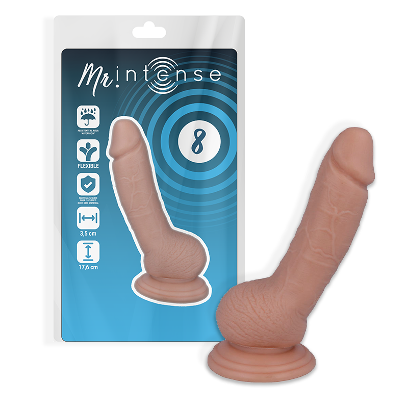 Alternative view of MR INTENSE - 8 REALISTIC COCK 17.6 CM -O- 3.5 CM