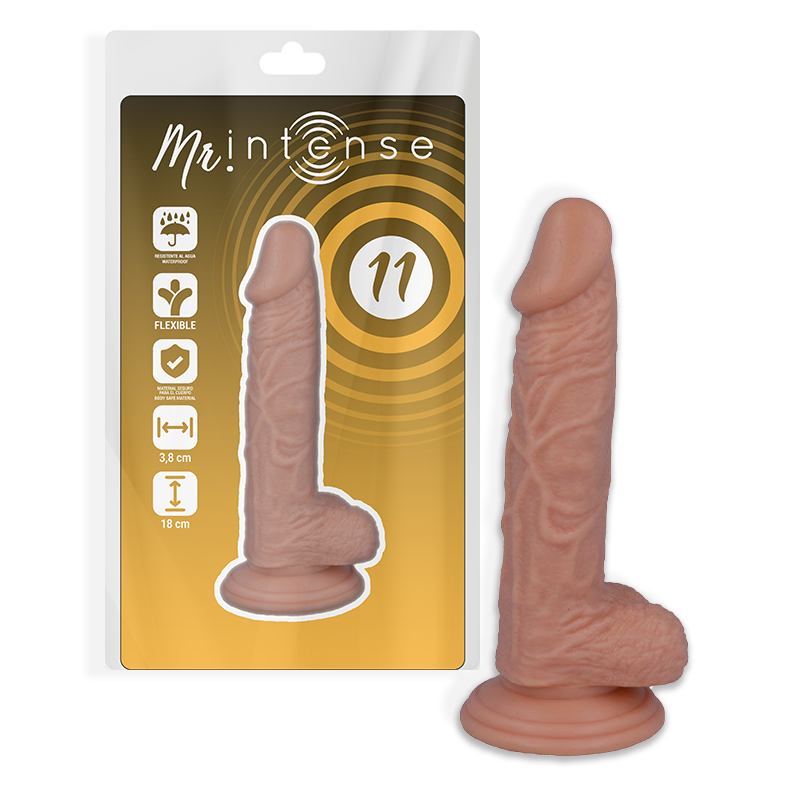 Alternative view of MR INTENSE - 11 REALISTIC COCK 18 CM -O- 3.8 CM