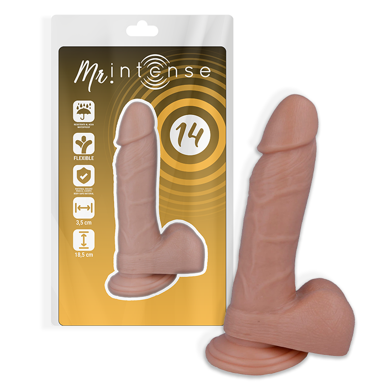 Alternative view of MR INTENSE - 14 REALISTIC COCK 18.5 CM -O- 3.8 CM