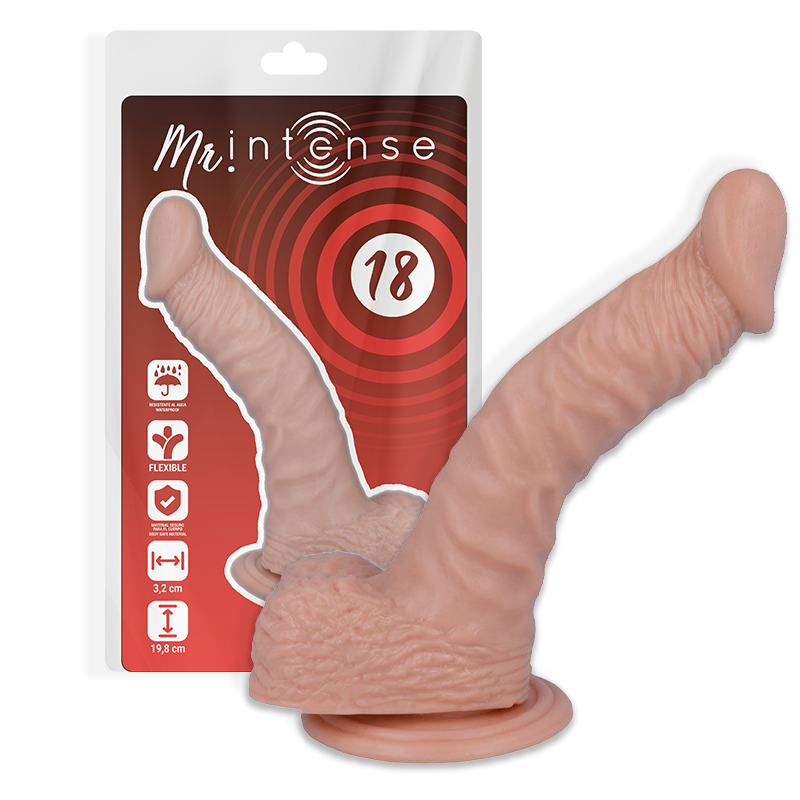 Alternative view of MR INTENSE - 18 REALISTIC COCK 19.8 CM -O- 3.2 CM