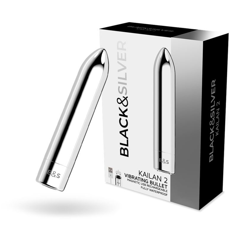Alternative view of BLACKSILVER - KAILAN 2 SILVER VIBRATING MAGNETIC BULLET