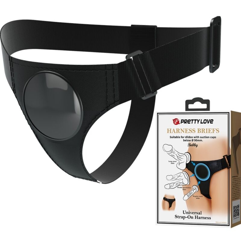 Alternative view of PRETTY LOVE - BLACK UNIVERSAL HARNESS