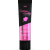 Lubricant tube with pink and black packaging reading 'Cotton Candy' flavor, water-based personal lubricant