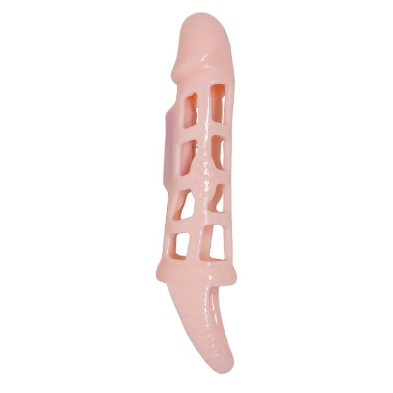 Alternative view of PRETTY LOVE - HARRISON PENIS EXTENDER COVER WITH VIBRATION AND STRAP 13.5 CM