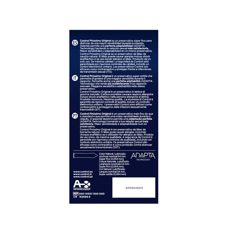 Alternative view of CONTROL - FINISSIMO CONDOMS 24 UNITS